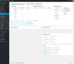 Page screenshot: MangBoard