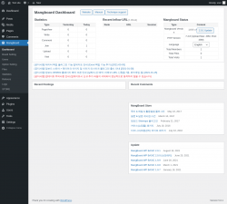 Page screenshot: MangBoard