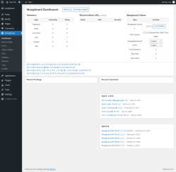 Page screenshot: MangBoard