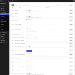 Page screenshot: MangBoard &rarr; Option Setting