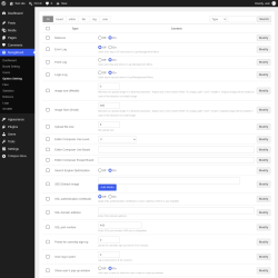 Page screenshot: MangBoard &rarr; Option Setting