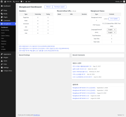 Page screenshot: MangBoard