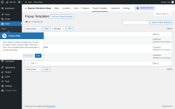 Page screenshot: Maps → Popup Templates