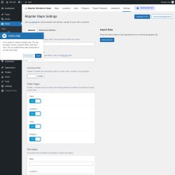 Page screenshot: Maps → Settings