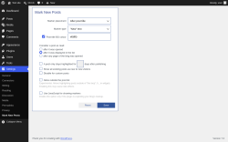 Page screenshot: Settings &rarr; Mark New Posts