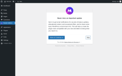 Page screenshot: Master Addons ‹ Test site — WordPress
