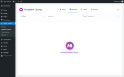 Page screenshot: Master Addons &rarr; Template Library