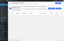 Page screenshot: MS LMS → Instructor Requests