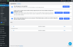 Page screenshot: MS LMS → Questions