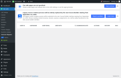 Page screenshot: MS LMS → Instructor Requests