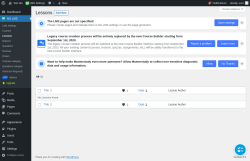 Page screenshot: MS LMS → Lessons