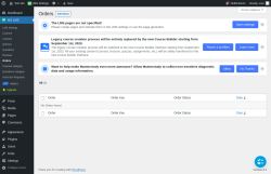 Page screenshot: MS LMS → Orders