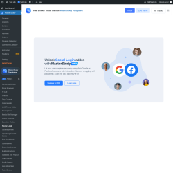 Page screenshot: MasterStudy → Social Login