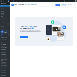 Page screenshot: MasterStudy → Drip Content