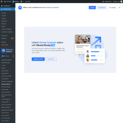 Page screenshot: MasterStudy → Group Courses