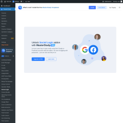 Page screenshot: MasterStudy → Social Login