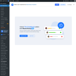 Page screenshot: MasterStudy → The Gradebook
