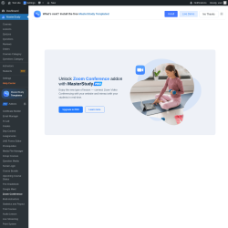 Page screenshot: MasterStudy → Zoom Conference