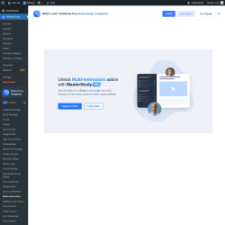 Page screenshot: MasterStudy → Multi-instructors