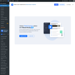 Page screenshot: MasterStudy → Trial Courses