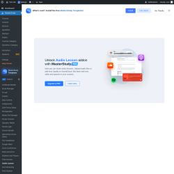 Page screenshot: MasterStudy → Audio Lesson