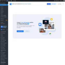 Page screenshot: MasterStudy → Live Streaming