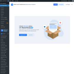 Page screenshot: MasterStudy → Scorm