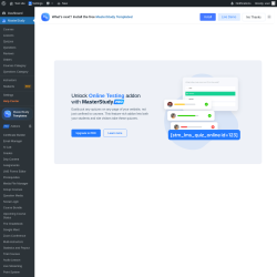 Page screenshot: MasterStudy → Online Testing