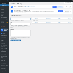 Page screenshot: MasterStudy → Questions Category