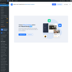 Page screenshot: MasterStudy → Drip Content
