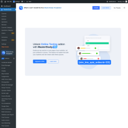 Page screenshot: MasterStudy → Online Testing