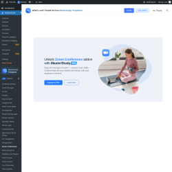 Page screenshot: MasterStudy → Zoom Conference