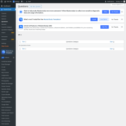 Page screenshot: MasterStudy → Questions