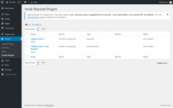 Page screenshot: Plugins 0 → Install Plugins