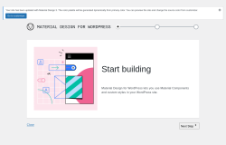 Page screenshot: Material → Onboarding Wizard