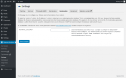 Page screenshot: Matomo Analytics &rarr; Settings &rarr; Geolocation
