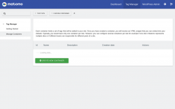 Page screenshot: Matomo Analytics &rarr; Tag Manager 