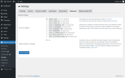 Page screenshot: Matomo Analytics &rarr; Settings &rarr; Advanced