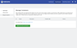 Page screenshot: Matomo Analytics &rarr; Tag Manager 