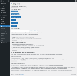 Page screenshot: Matomo Analytics &rarr; Diagnostics &rarr; Troubleshooting