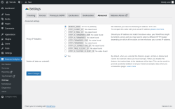 Page screenshot: Matomo Analytics &rarr; Settings &rarr; Advanced