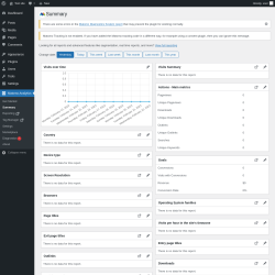 Page screenshot: Matomo Analytics &rarr; Summary