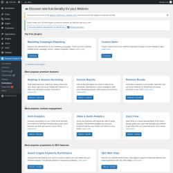 Page screenshot: Matomo Analytics &rarr; Marketplace