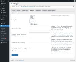 Page screenshot: Matomo Analytics &rarr; Settings &rarr; Exclusions