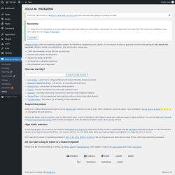 Page screenshot: Matomo Analytics &rarr; About