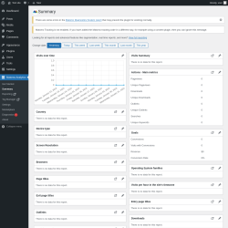 Page screenshot: Matomo Analytics &rarr; Summary