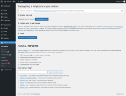 Page screenshot: Get Started &lsaquo; Test site &mdash; WordPress