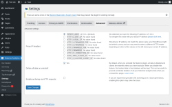 Page screenshot: Matomo Analytics &rarr; Settings &rarr; Advanced
