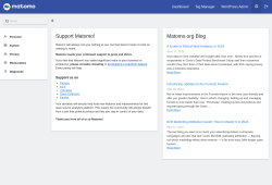 Page screenshot: Matomo Analytics &rarr; Settings &rarr; Matomo Admin 