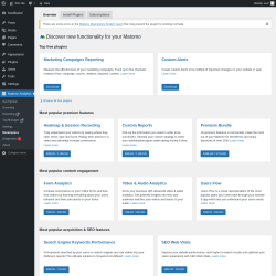 Page screenshot: Matomo Analytics &rarr; Marketplace